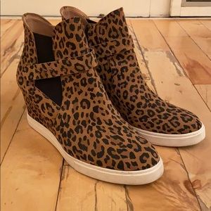 Paolo Leopard Wedges